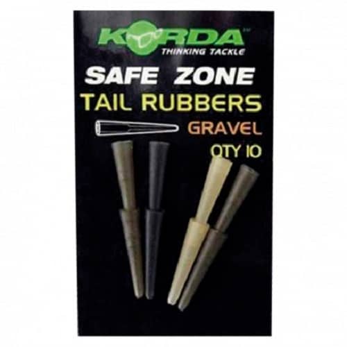 KORDA TAIL RUBBERS CLAY (10 UNIDADES) KRC