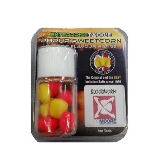 ENTERPRISE TACKLE POPUPS SWEETCORN BLOODWORM ET13FCCBW