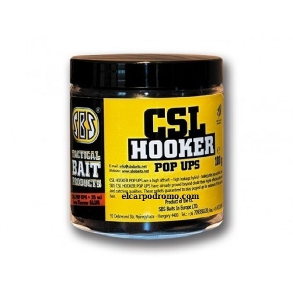 [13503] SBS CSL HOOKERS POP UP SQUID & OCTOPUS 16 MM (150 GR) + DIP (25 ML) 13503