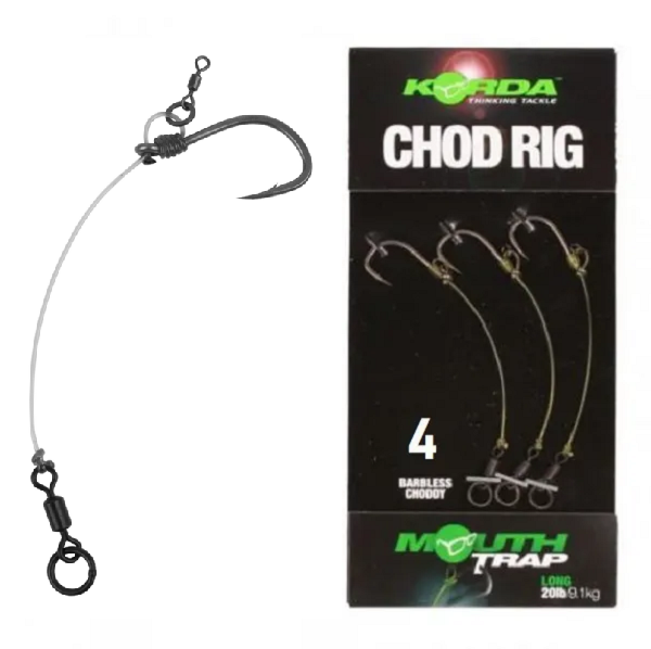 KORDA CHOD RIG LONG  SIZE 4 KCR020