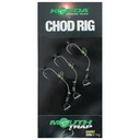 Korda Anzuelos Montados Chod Rig Short Barbed 25cm Size 4