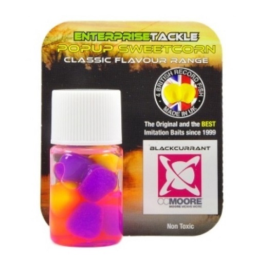 [ET13FCCBC] ENTERPRISE TACKLE POPUPS SWEETCORN BLACKCURRANT (GROSELLA) ET13FCCBC