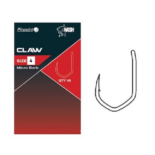 [T6133] Nash Claw Micro Barbed Size 4
