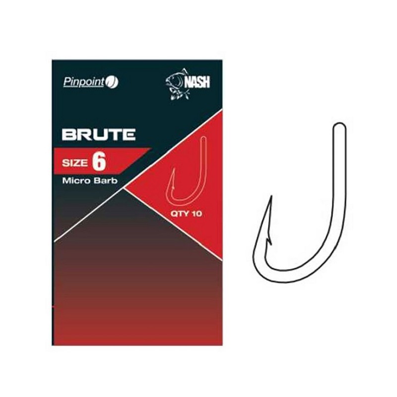 [T6146] Nash Brute Hook Micro Barbed Size 6