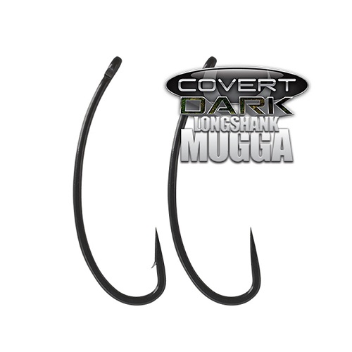 GARDNER COVERT DARK LONGSHANK MUGGA HOOK MICRO BARBED SIZE 8 DLSMH8
