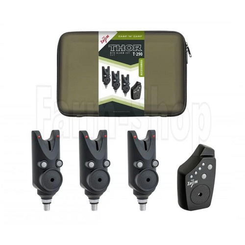 [CZ7502] CARP ZOOM SET BITE ALARM THOR T 290 3+1 CZ7502