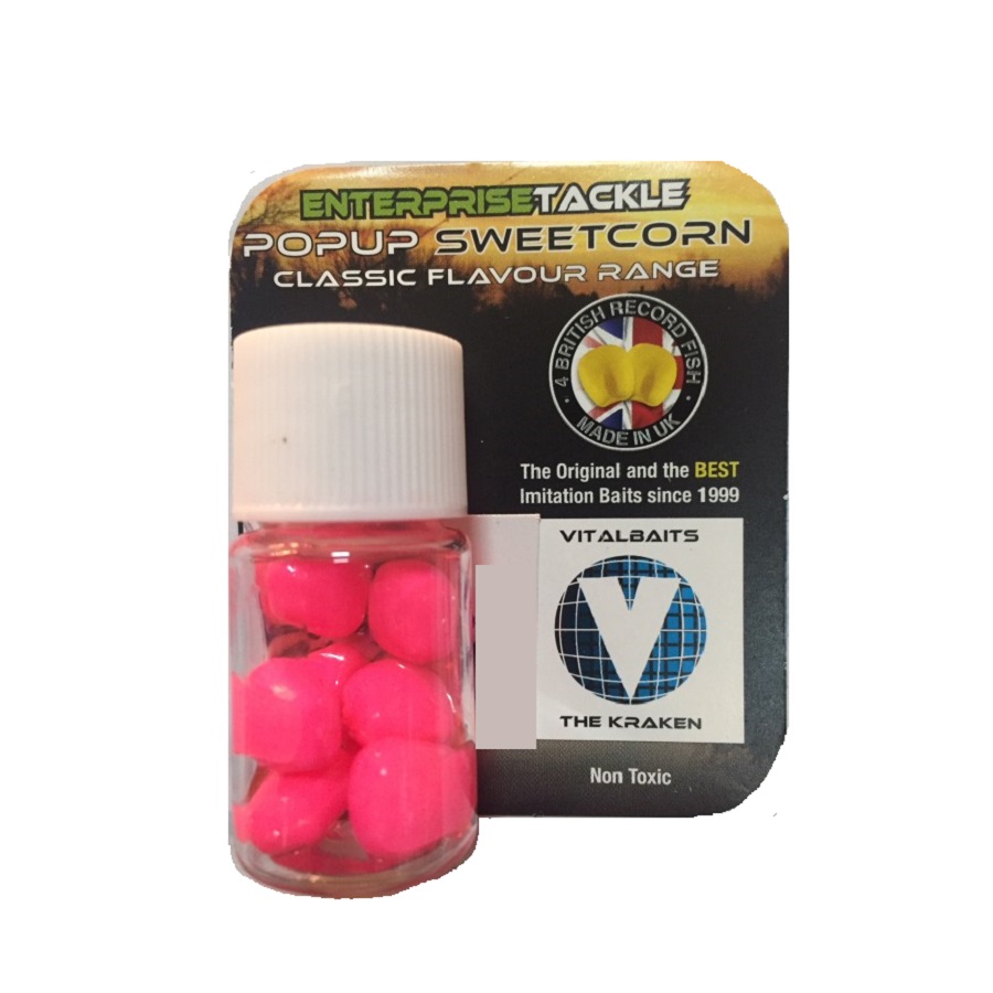 [ET13VKP] ENTERPRISE TACKLE POPUP SWEETCORN CLASSIC FLAVOUR RANGE THE KRAKEN ROSA ET13VKP