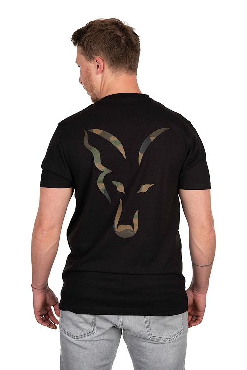 [CFX186] FOX LARGE PRINT T SHIRT BLACK SIZE 2XL CFX186