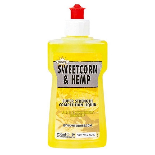 [DY1632] DYNAMITE BAITS SWEETCORN & HEMP 250 ML DY1632