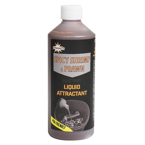 [DY1262] DYNAMITE BAITS SPICY SHRIMP & PRAWN LIQUID ATTRACTANTS 500ML DY1262