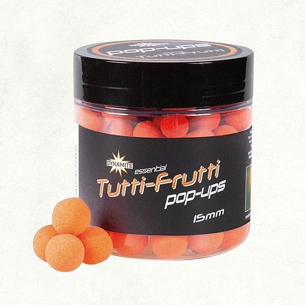 [DY1613] DYNAMITE BAITS POP UPS FLURO  TUTTI FRUTTI 15MM DY1613