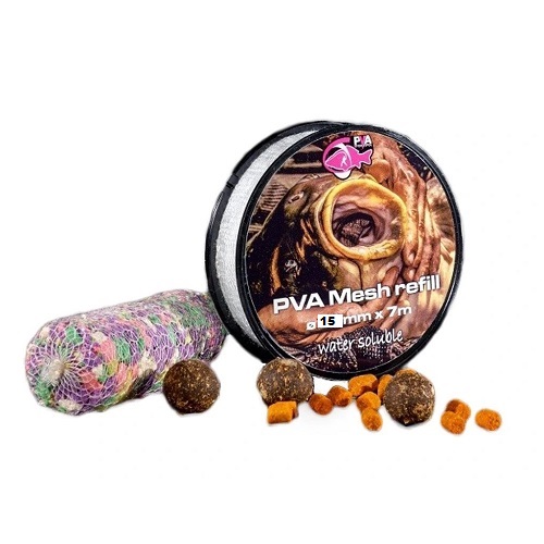 PVA HYDROSPOL MESH REFILL WATER SOLUBE 15MM X 7MM