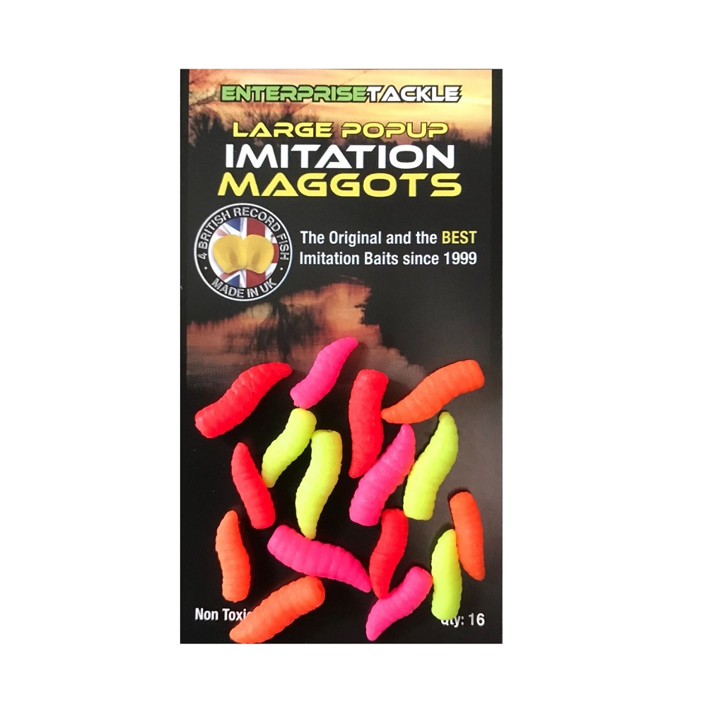 [ET18MMF] ENTERPRISE TACKLE POPUP IMITATION MAGGOTS ET18MMF