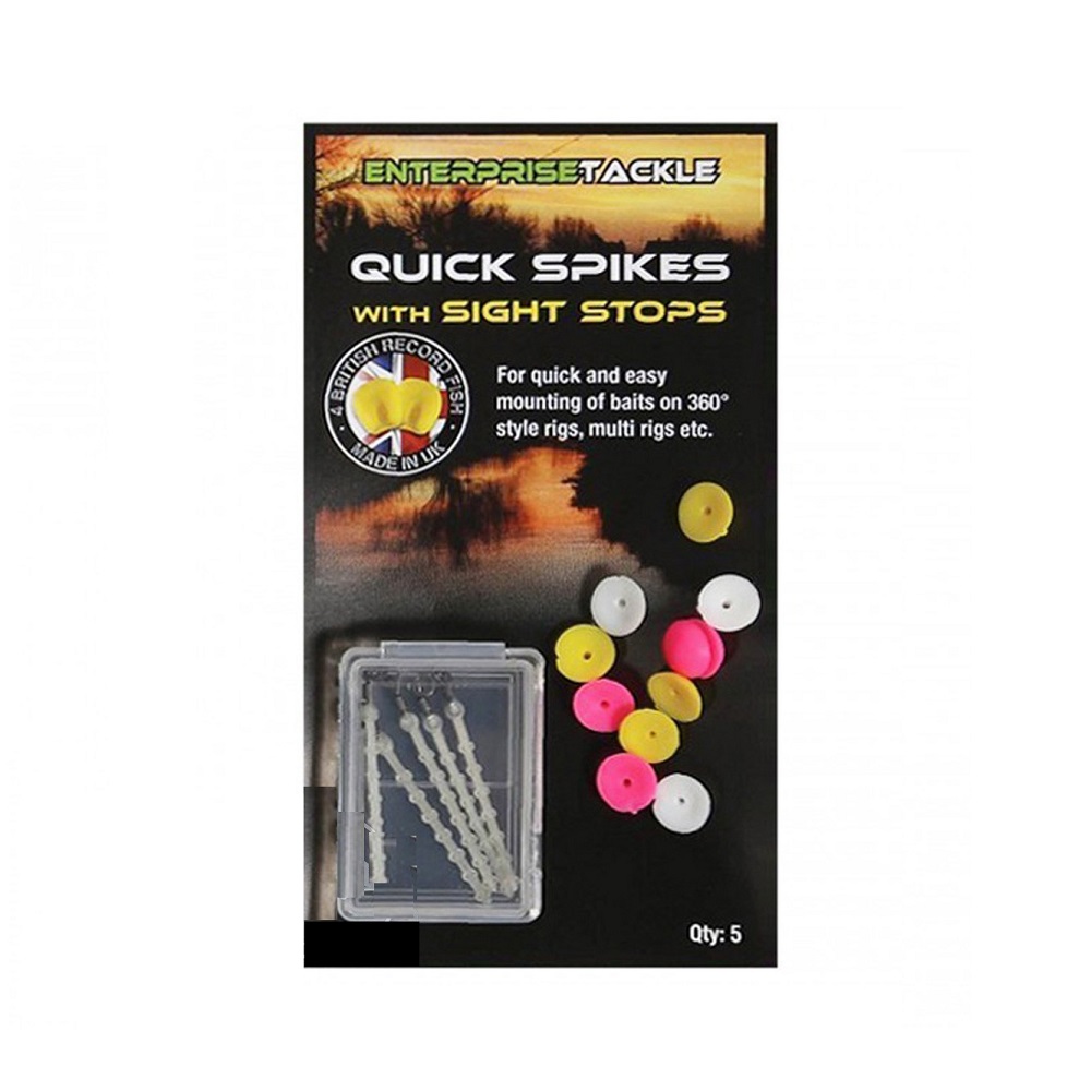 [ET82] ENTERPRISE TACKLE QUICK SPIKES WITH SIGHT STOPS ET82