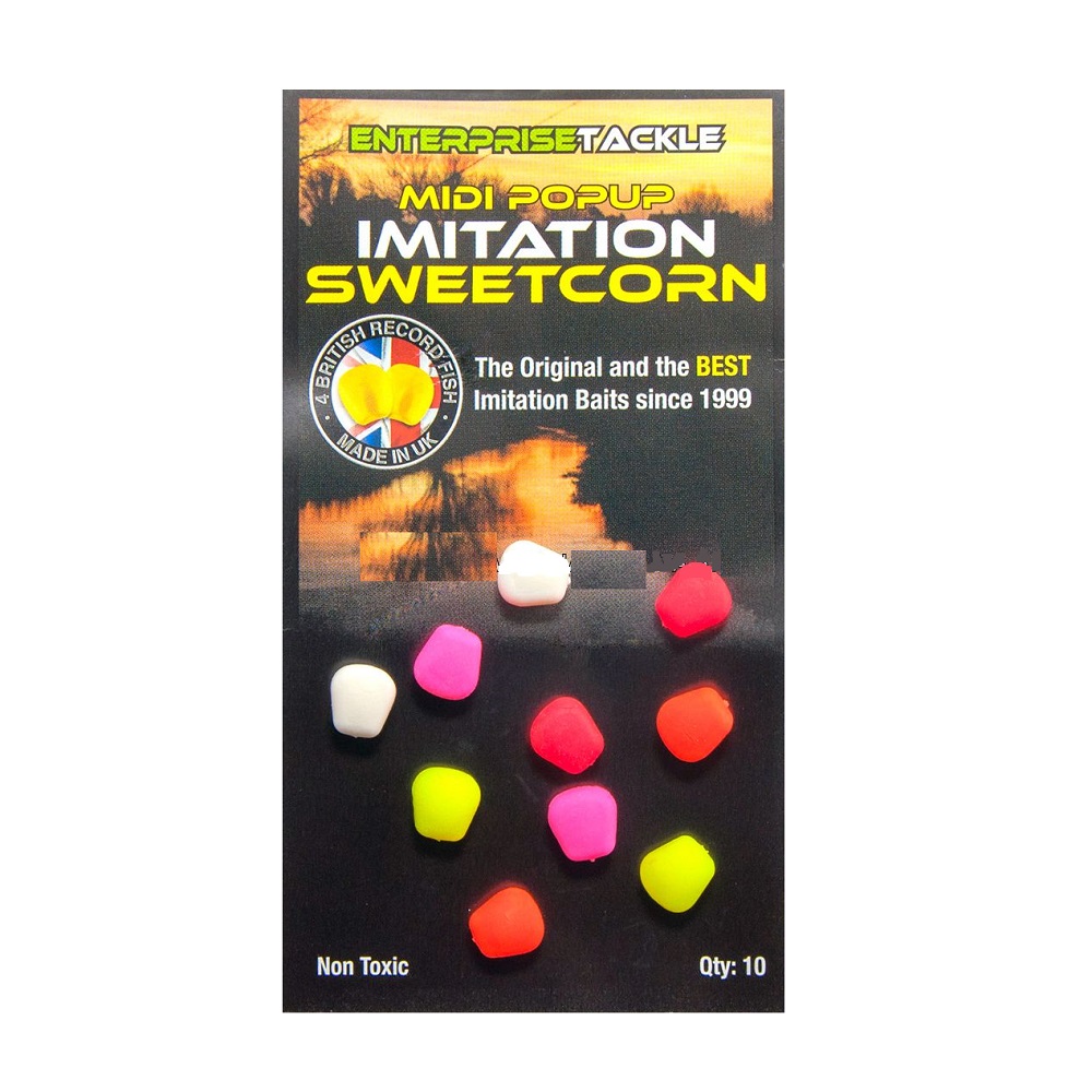 ENTERPRISE TACKLE MIDI POP UPS SWEETCORN MIXED FLUORO ET13MIMF
