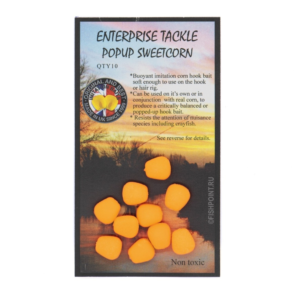 [ET13o] ENTERPRISE TACKLE  POPUP IMITATION SWEETCORN ORANGE TUTTI FRUTTI ET13O