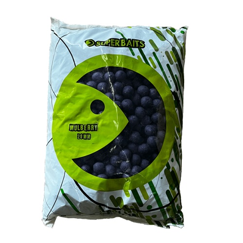 [PROV1481] SUPERBAITS BOILIES MULBERRY 20MM 5KG