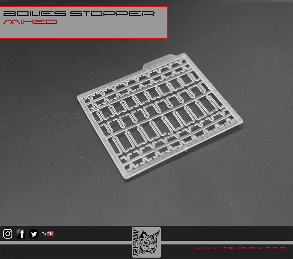 [10251] TRYBION BOILIE STOPPERS MIXED TRANSPARENTE 10251