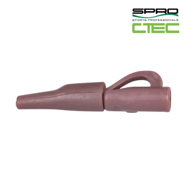 CTEC SAFETY LEAD CLIPS SIZE 8   BROWN