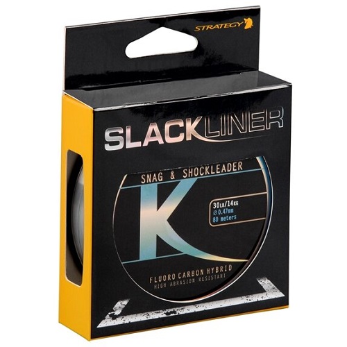 [5820106] POLE POSITION SLACKLINER SNAG & SHOCK LEADER FLUORO CARBON HYBRID 0.55MM 40LB 80M 5820106