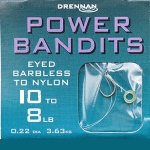 [PROV1453] DRENNAN POWER BANDITS EYED BARBLESS TO NYLON 10TO 8LB 0.22DIA 3.63KG
