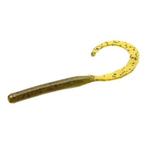 [010-025] ZOOM C TAIL WORM GREEN PUMPKIN (20 UNID) 010 025