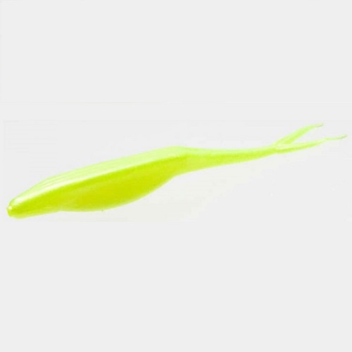 [023-046] ZOOM SALTY SUPER FLUKE CHARTREUSE PEARL (10 UND) 023 046