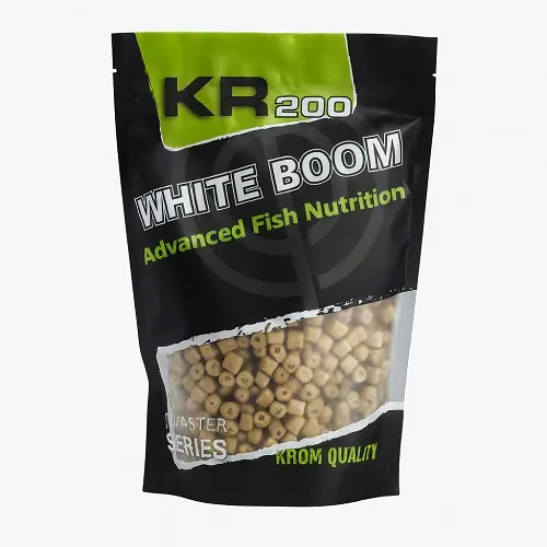[KQPP0203] Krom Quality KR200 Power Pellets White Boom 8mm 800g