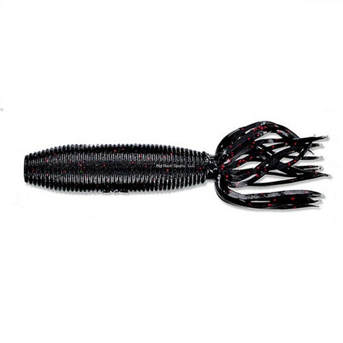 [92F-10-051] GARY YAMAMOTO 4FT FAT IKA BLK WSM RED FLX (10 UNIDADES) 92F 10 051