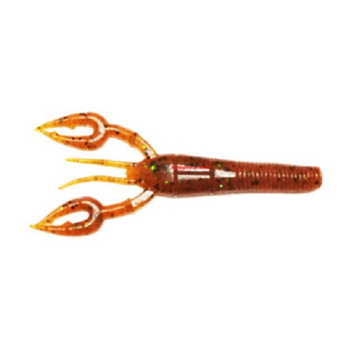 [3FS-07-198] GARY YAMAMOTO FAT BABY CRAW PUMPKIN W BLK & GRN (7 UNIDADES) 3FS 07 198