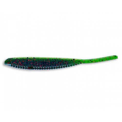 [68L-10-208] GARY YAMAMOTO SHAD SHAPE 4FT WATERMELON BLACK RED (10 UNID) 68L 10 208