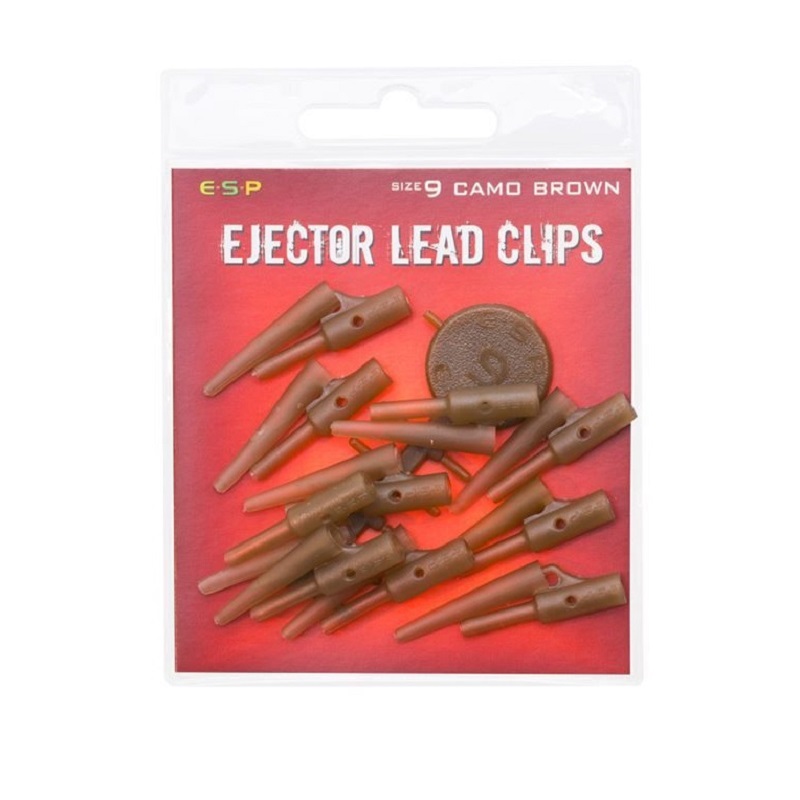 ESP EJECTOR LEAD CLIPS CAMO BROWN ETBCL009B