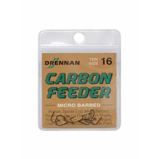 [HSCFDM014] DRENNAN CARBON FEEDER MICRO BARBED  SIZE14 HSCFDM014