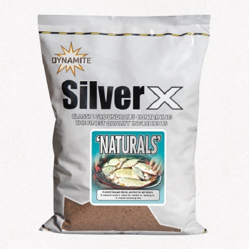 [SX533] DYNAMITE BAITS GROUNDBAITS SILVER X NATURALS 1.8KG SX533