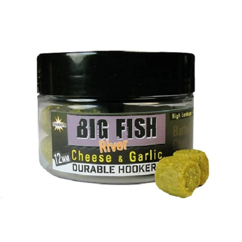 DYNAMITE BAITS DURABLE HOOKBAITS BIG FISH RIVER CHEESE & GARLIC 12MM DY1361
