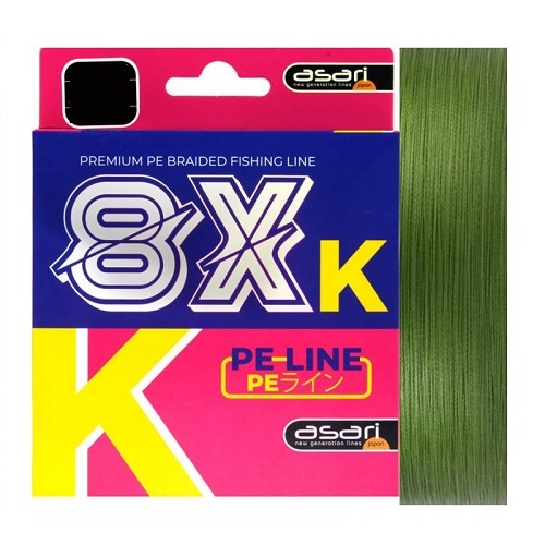 [LAK100035] ASARI K 8 PE 8X 0.35MM 34.10KG 75LB 1000M LAK100035