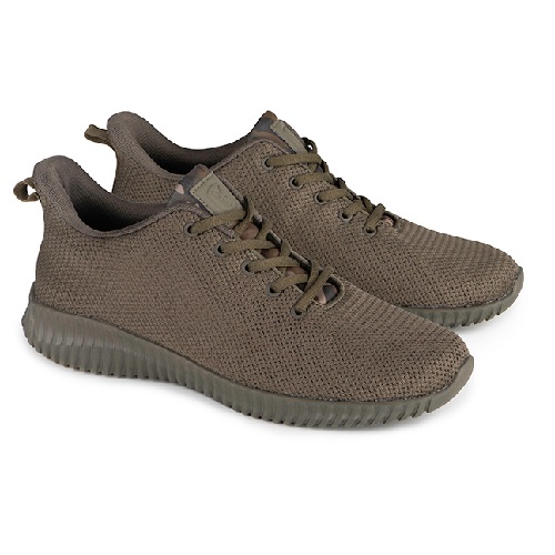 [CFW157] FOX KHAKI/CAMO LIGHTWEIGHT TRAINERS SIZE 42  CFW157