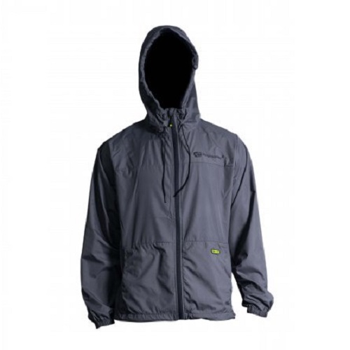 RIDGEMONKEY APEAREL DROPBACK LIGHTWEIGHT HYDROPHOBIC JACKET GREY SIZE XL RM546