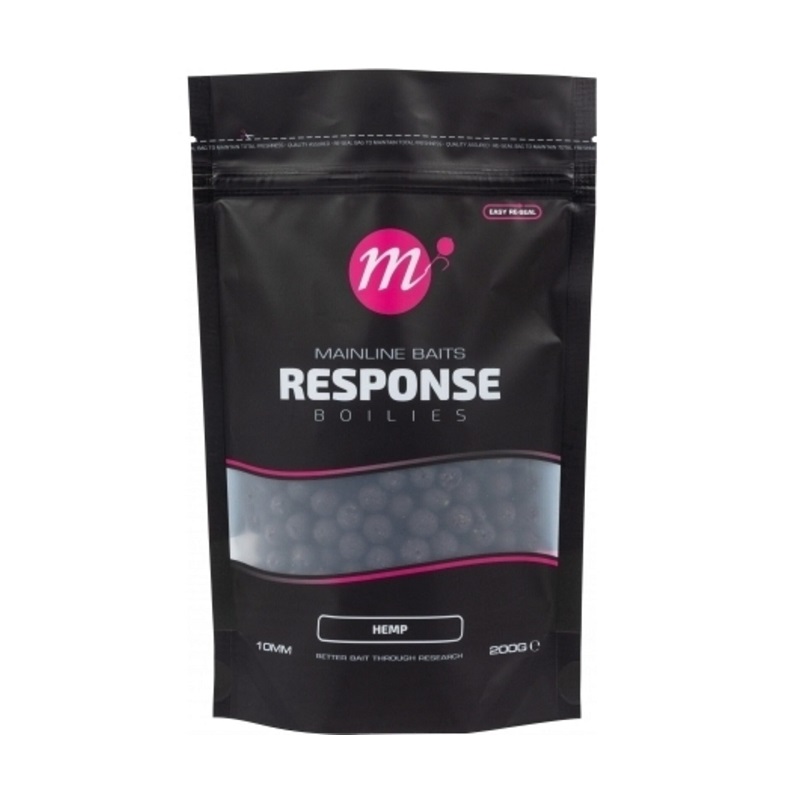 MAINLINE RESPONSE BOILIES HEMP 10MM 200G M01005