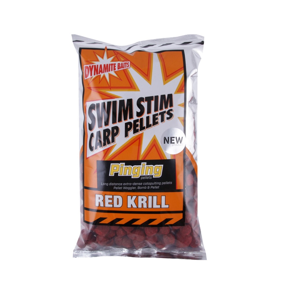 [DY1417] DYNAMITE BAITS PELLETS SWIM STIM CARP RED KRILL PINGING