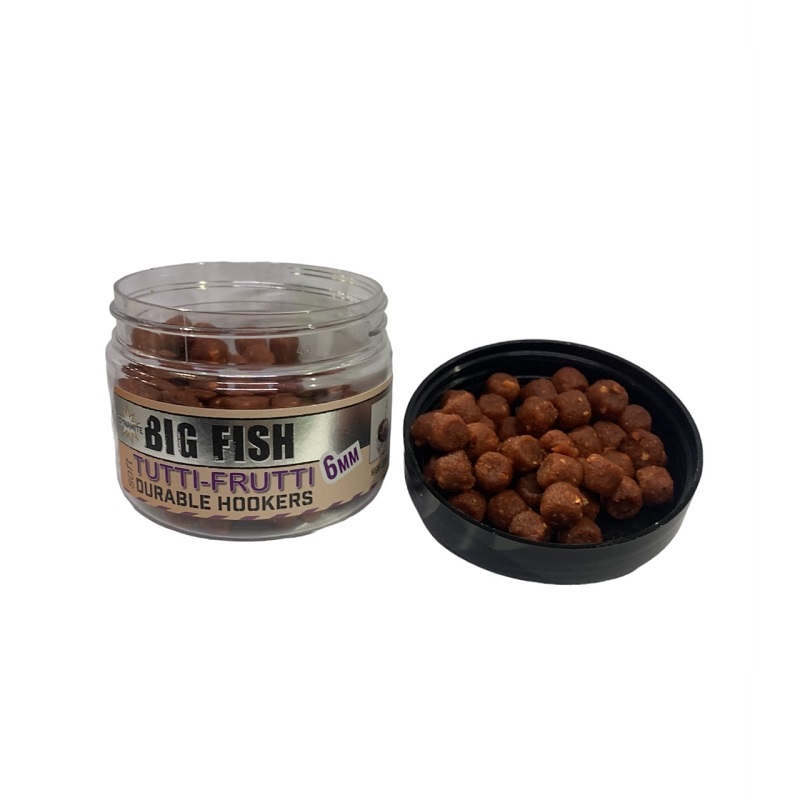 DYNAMITE BAITS BIG FISH TUTTI FRUTTI SOFT DURABLE HOOKERS 6MM DY1665