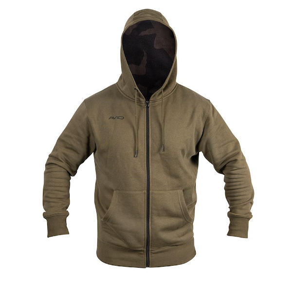 AVID CARP DISTORTION ZIP HOODIE M A0620113