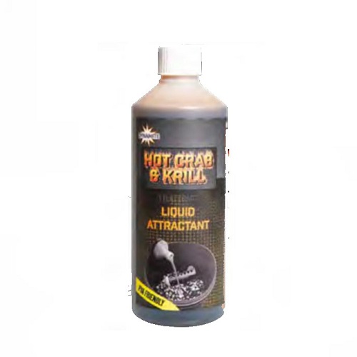 DYNAMITE BAITS LIQUID ATTRACTANT HOT CRAB & KRILL 500ML DY1646