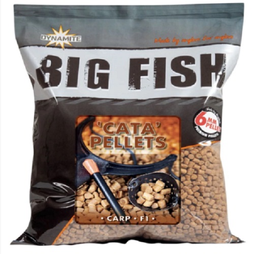 [DY1077] DYNAMITE BAITS BIG FISH CATA PELLETS CARP F1 6MM 1.8KG DY1077