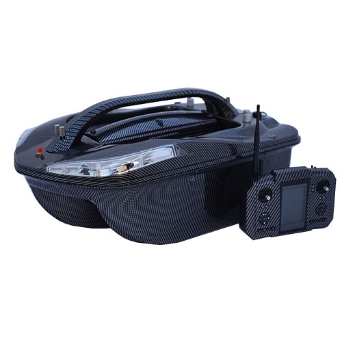 BARCO CEBADOR BAITSTAR BAITBOAT CARBONO CON SONDA + GPS