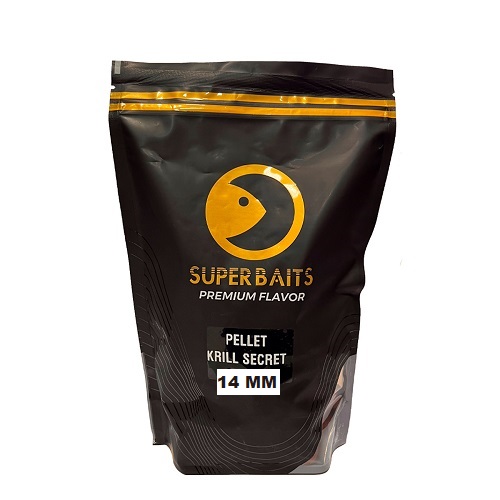 SUPERBAITS PREMIUM FLAVOR PELLET KRILL SECRET 14MM 800G 023091