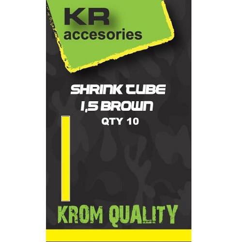 KROM QUALITY SHRINK TUBE 1.5MM BROWN 10 UNID KQTKST1415