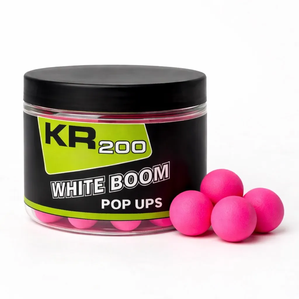 [KQB15P0603] Krom Quality KR200 Pop Ups White Boom Pink 15mm