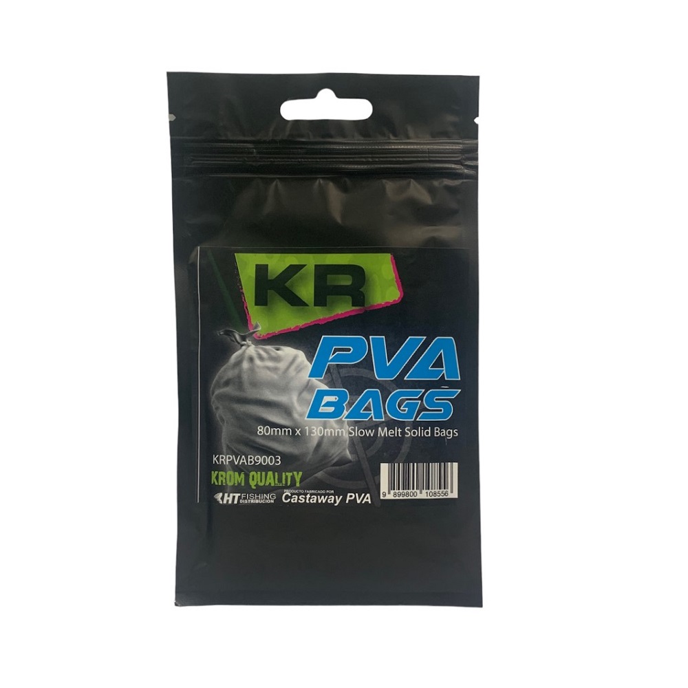 [KQPBSM1880X113] KROM QUALITY PVA BAGS 80X130MM SLOW MELT SOLID BAGS KQPBSM1880X113 (DISOLUCION LENTA)