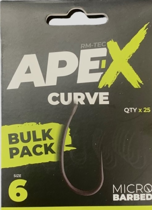 RIDGEMONKEY APEX CURVE Nº6 BULK PACK 25 UNID RMT396